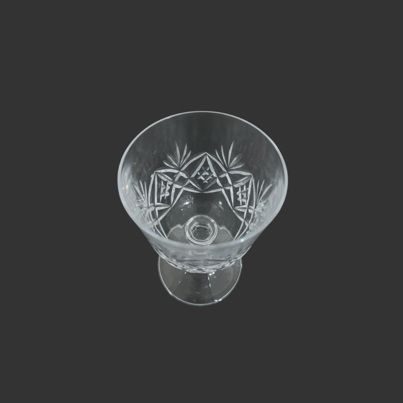 Pair of crystal glasses