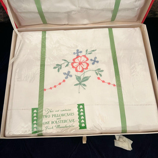 A set of Irish pillowcases