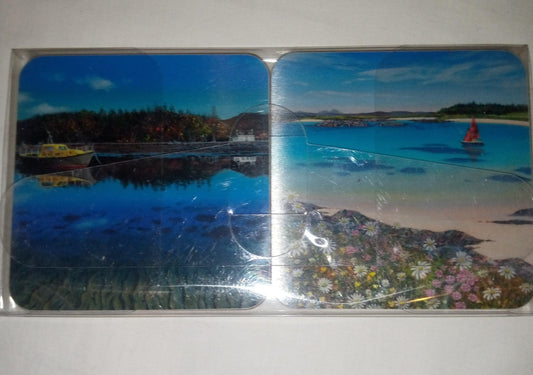 A set of coastal coasters