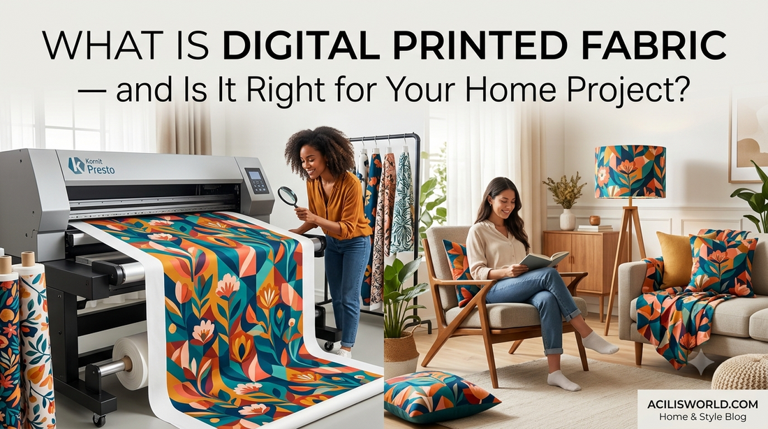 What Is Digital Printed Fabric — and Is It Right for Your Home Project?