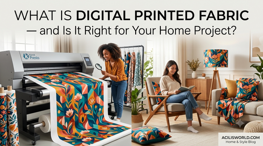 What Is Digital Printed Fabric — and Is It Right for Your Home Project?