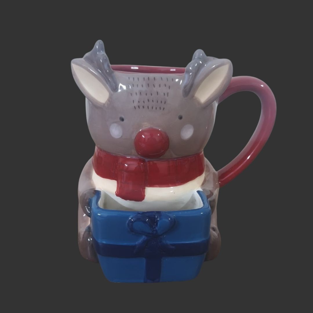 Reindeer Mug & Cookie Holder