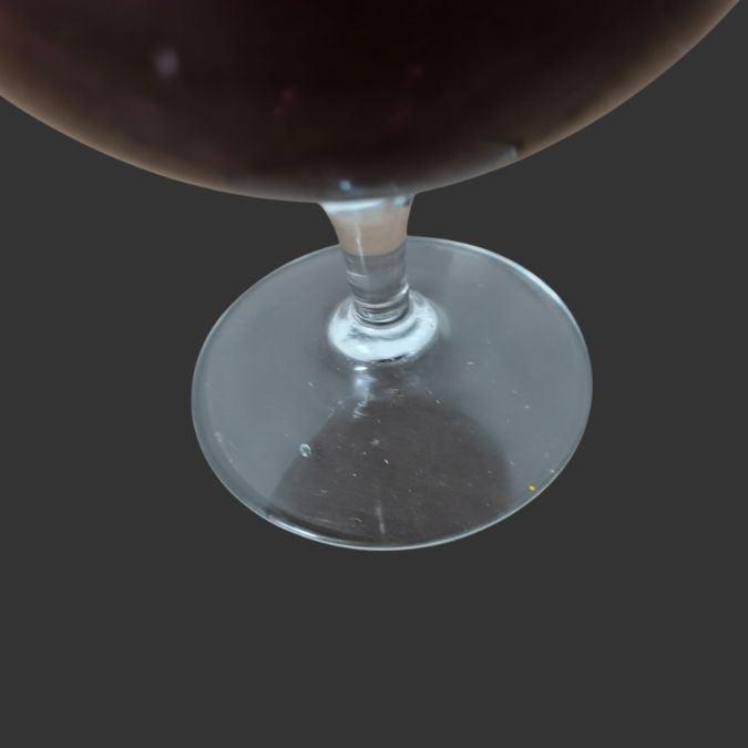 Glass goblet
