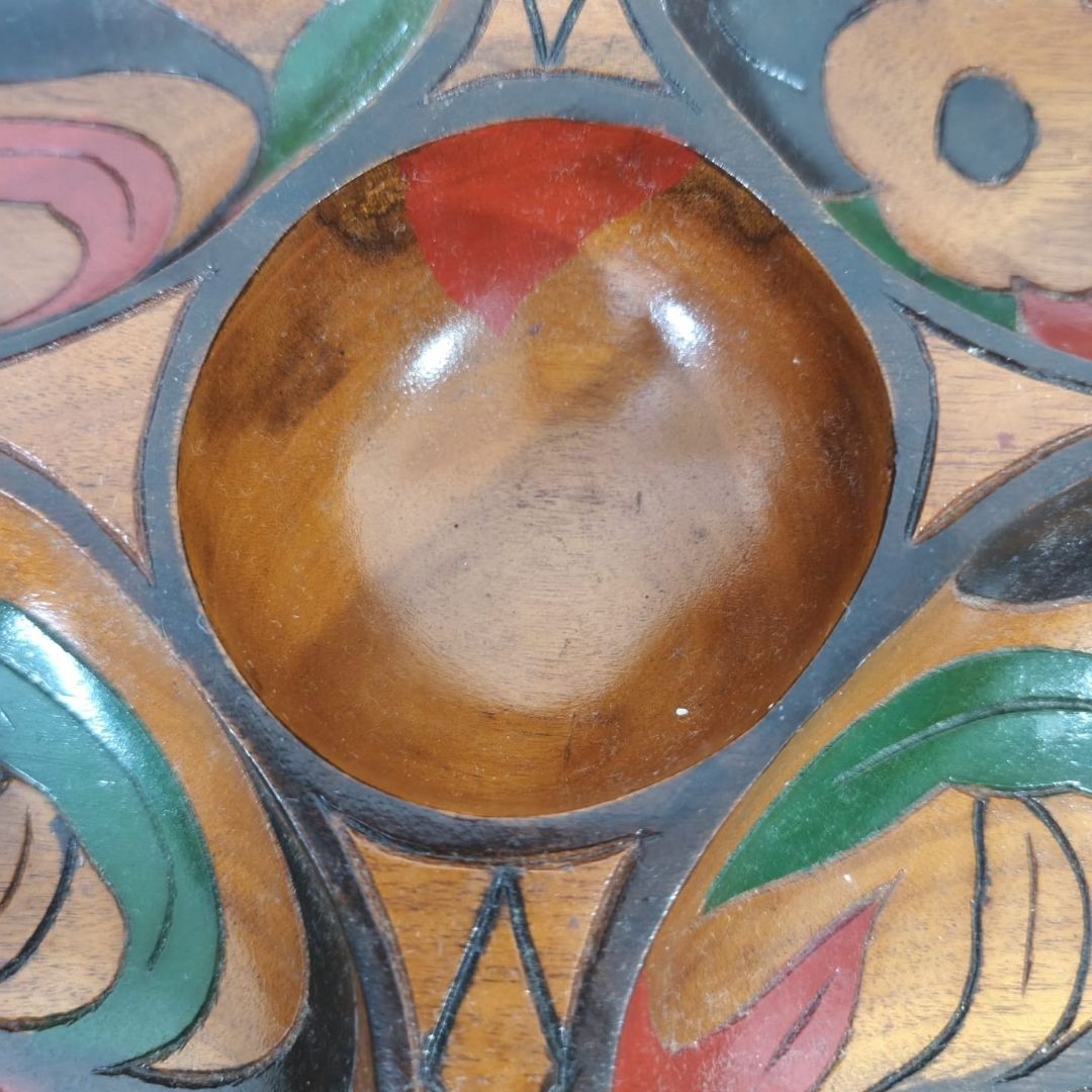 Wooden Divided Serving Tray