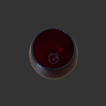 Glass goblet