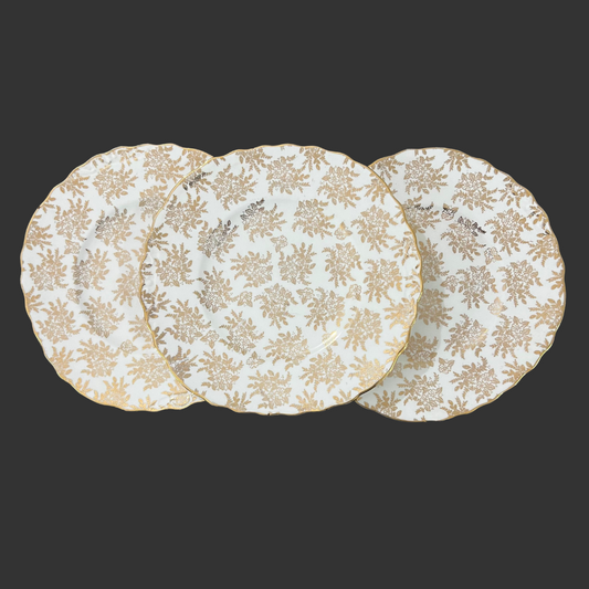 A trio of salad plates