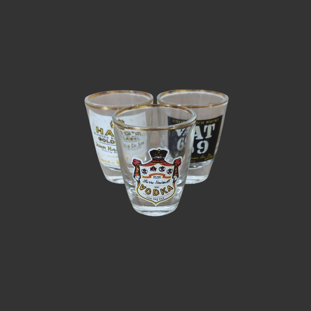 Set of 03 shot Glasses