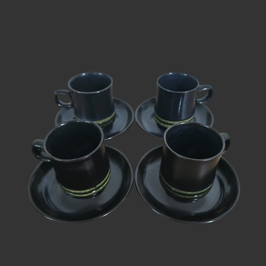 Set of 04 Coffee Cups & Saucers
