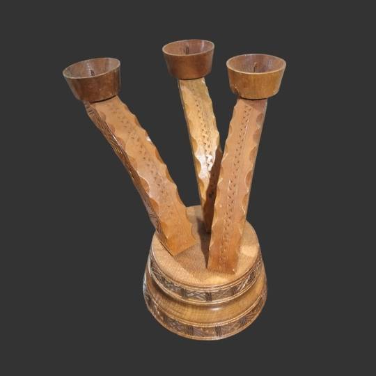 Wooden Candle Stand