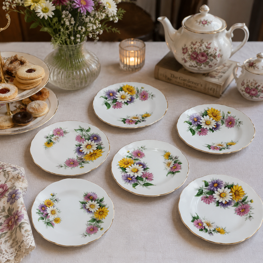 A Set of 06 Quarter Plates