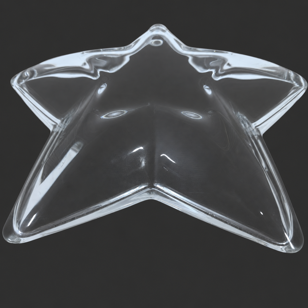 Star-Shaped Glass Bowl
