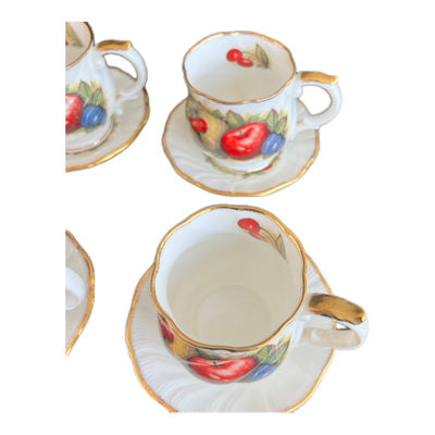 Fine Bone China Tea Cups and Saucers