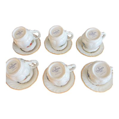 Fine Bone China Tea Cups and Saucers