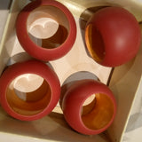 A set of 4 Napkin Rings