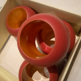 A set of 4 Napkin Rings